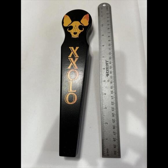 Garage Brewing Company XXOLO Orange Skeleton Logo Beer Tap Handle California - Picture 1 of 7